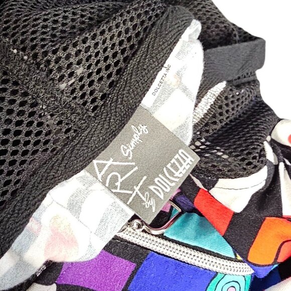 Simply Art by Dolcezza Womens Short Sleeve Hooded Lollipop Floral Cardigan Mesh - Picture 6 of 7